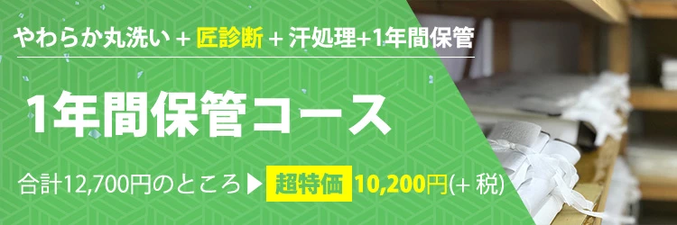 1年間保管コース